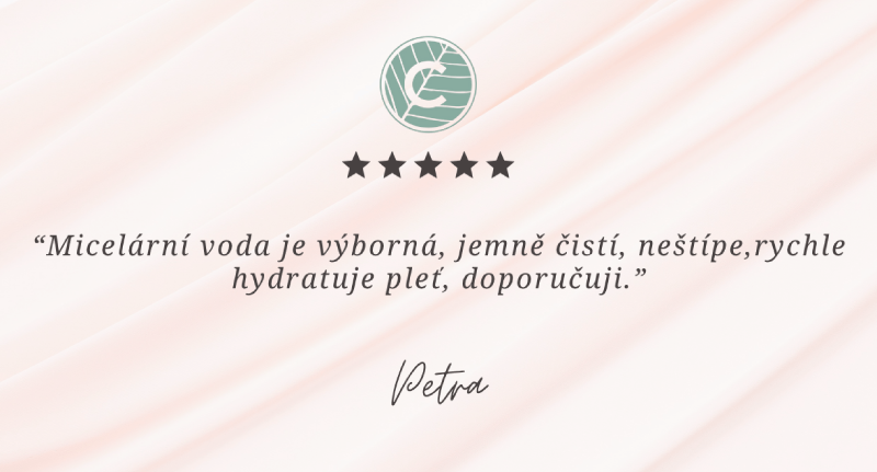 Éclat de Rose Micelární voda — benefity